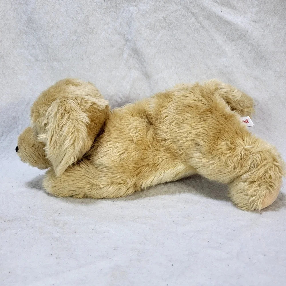 Aurora Golden Retriever Puppy Dog Plush Stuffed Animal Tan Floppy 12 Inch